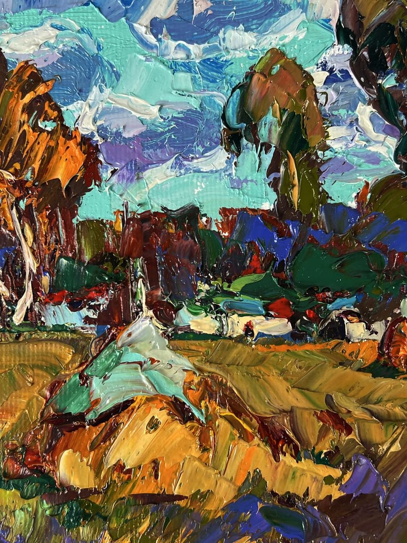 Oil painting Autumn Clouds Oleksiy Ivanyuk - 5