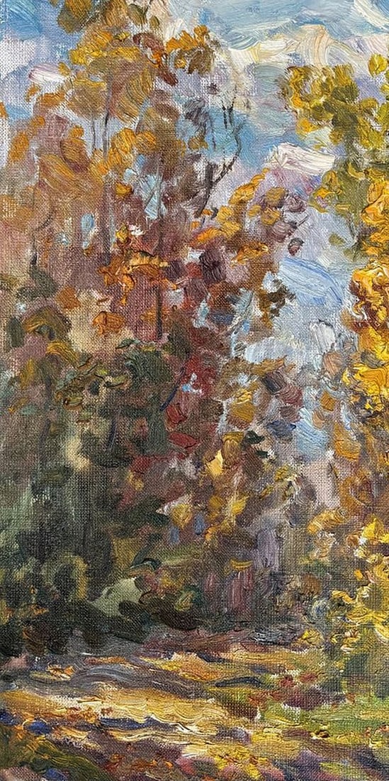 Oil painting Colors of the autumn forest Ivan Kovalenko - 4