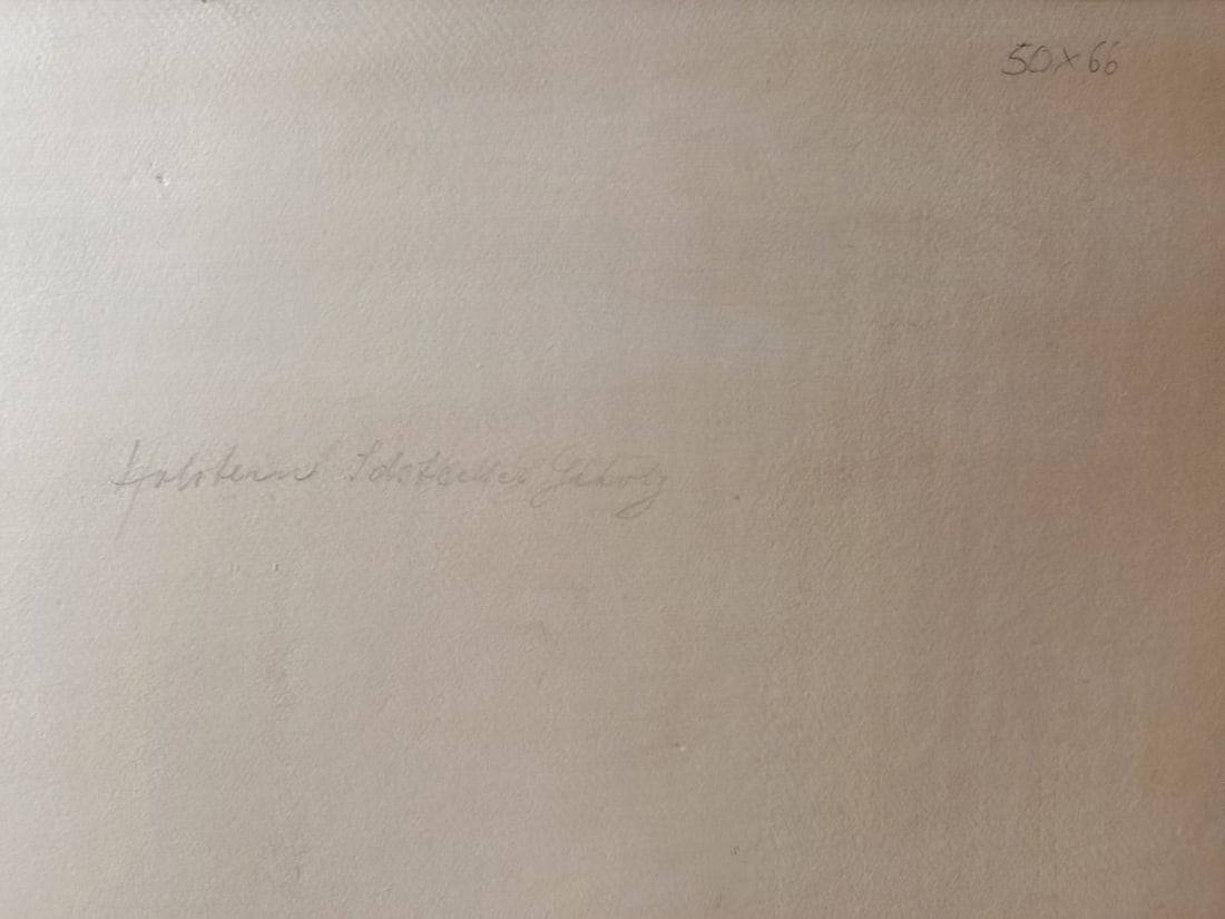 Oil painting The road to the village Unknown artist - 11