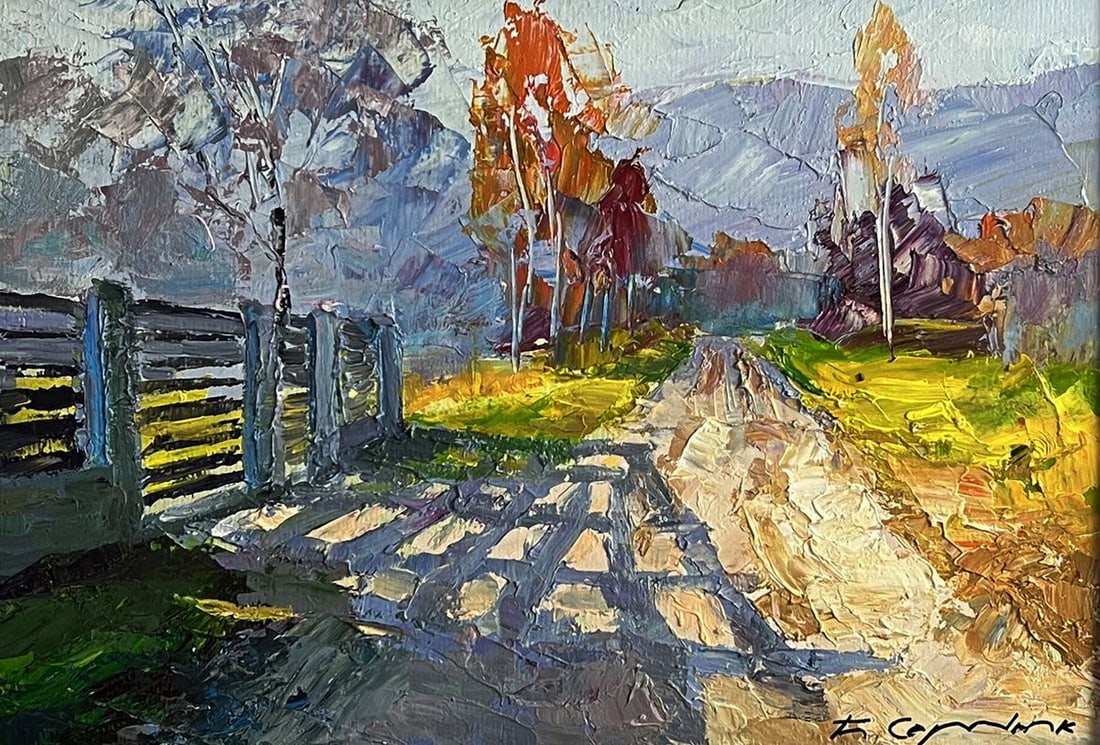 Oil painting Cold autumn wind Boris Serdyuk - 3