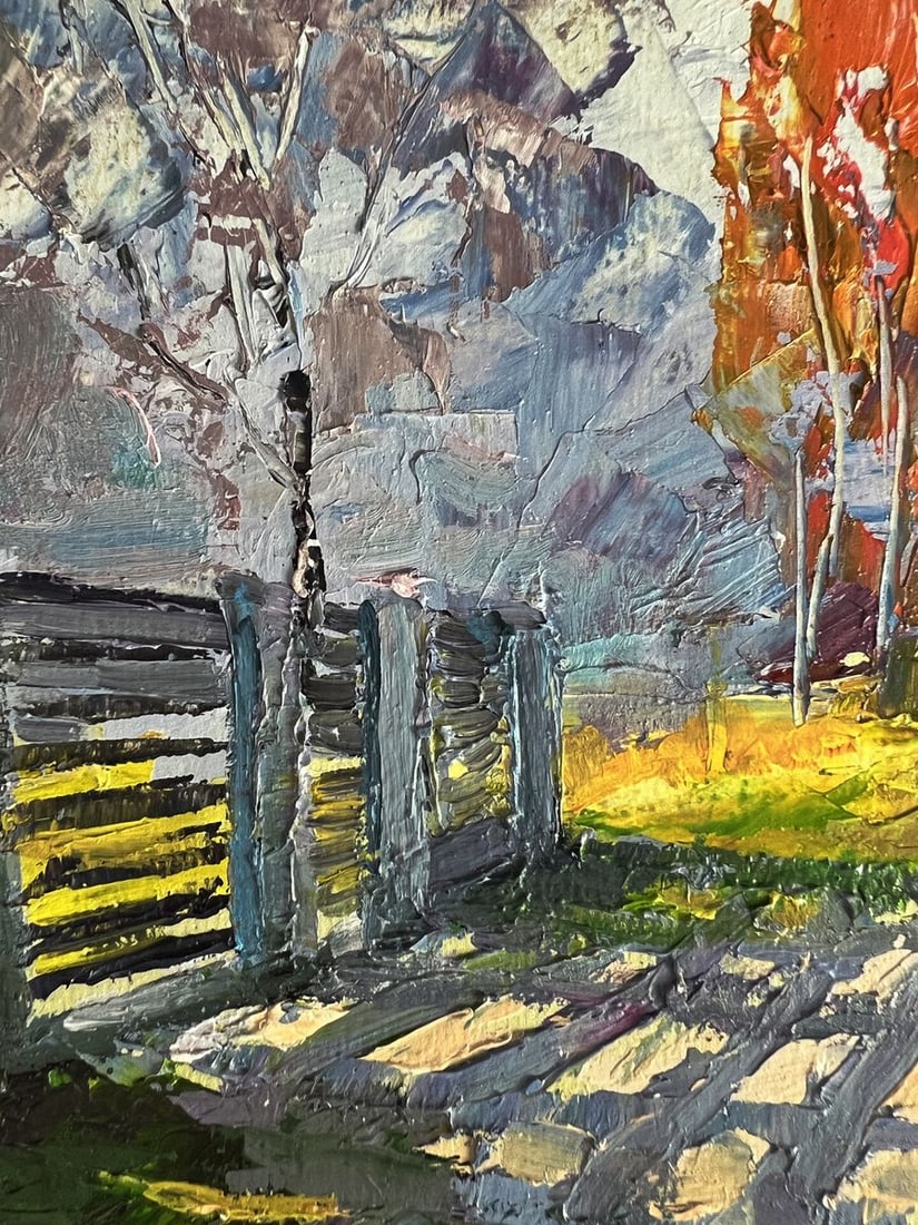 Oil painting Cold autumn wind Boris Serdyuk - 4