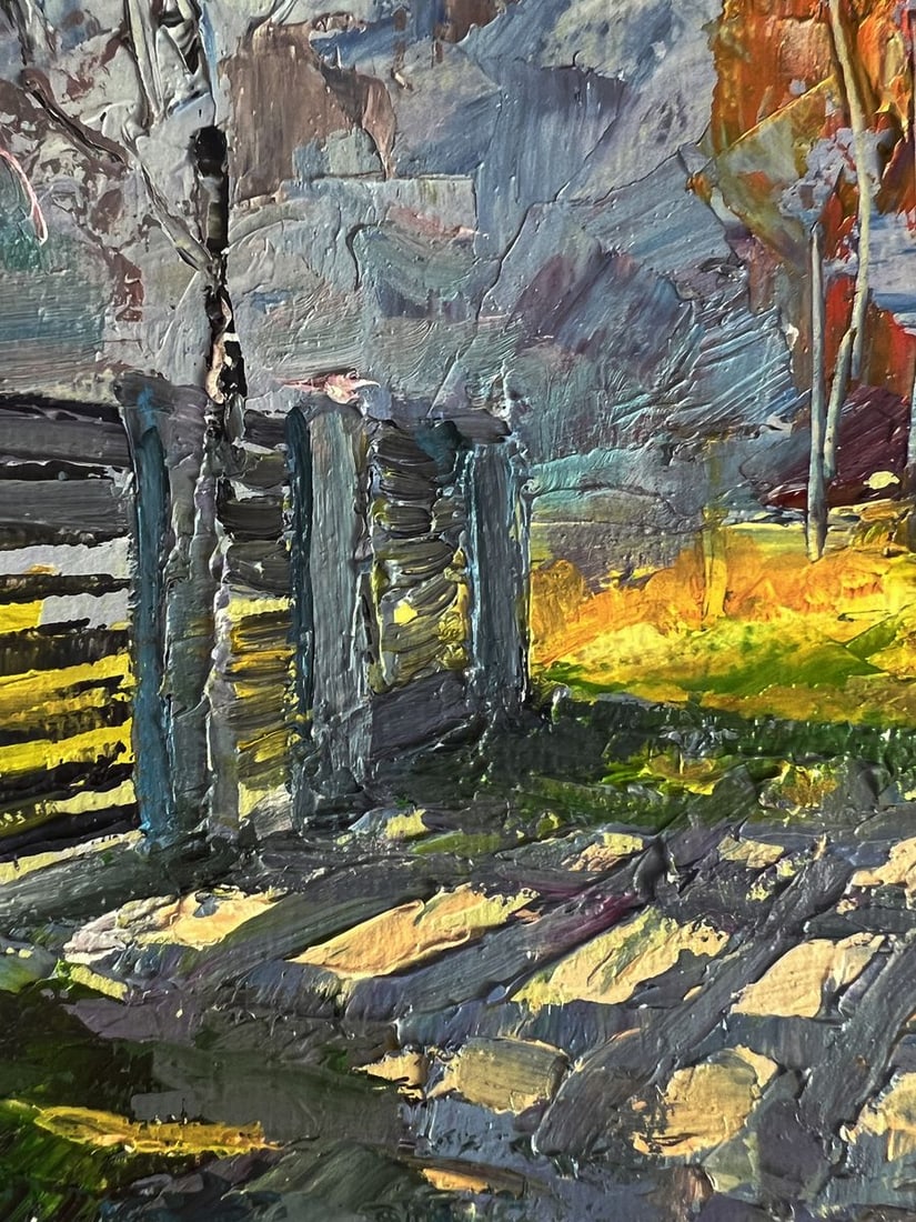 Oil painting Cold autumn wind Boris Serdyuk - 5