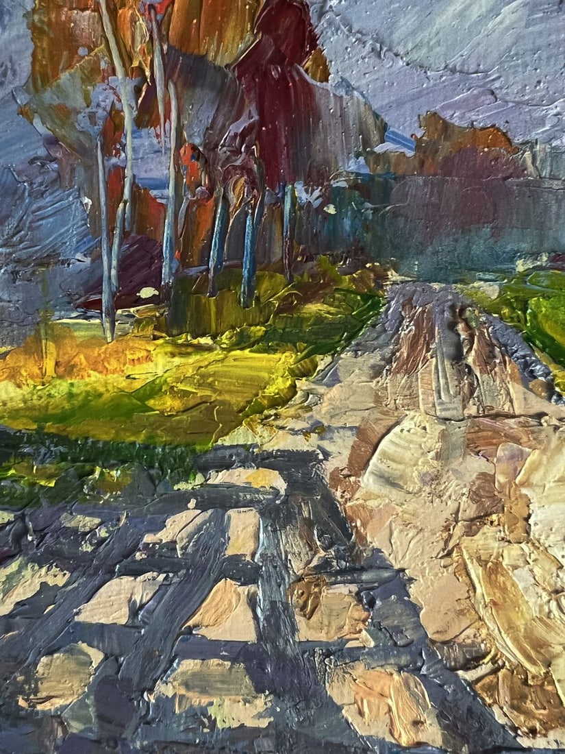 Oil painting Cold autumn wind Boris Serdyuk - 8