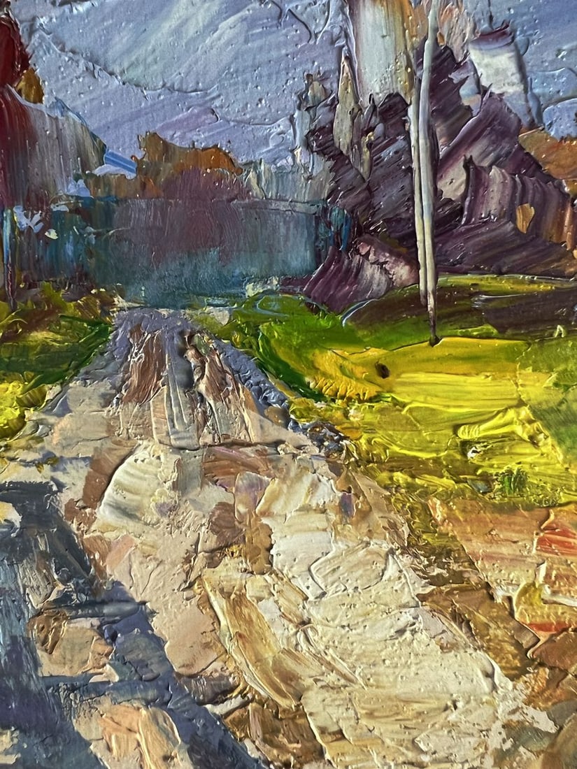 Oil painting Cold autumn wind Boris Serdyuk - 9