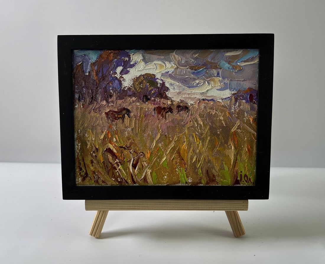 Oil painting Spacious field Oleksiy Ivanyuk: Title: Oil painting Spacious field Oleksiy Ivanyuk Description: No.AAA5656The Oil painting Canvas titled “Spacious field” opens a window into the grandeur and quiet dignity of the natural worl