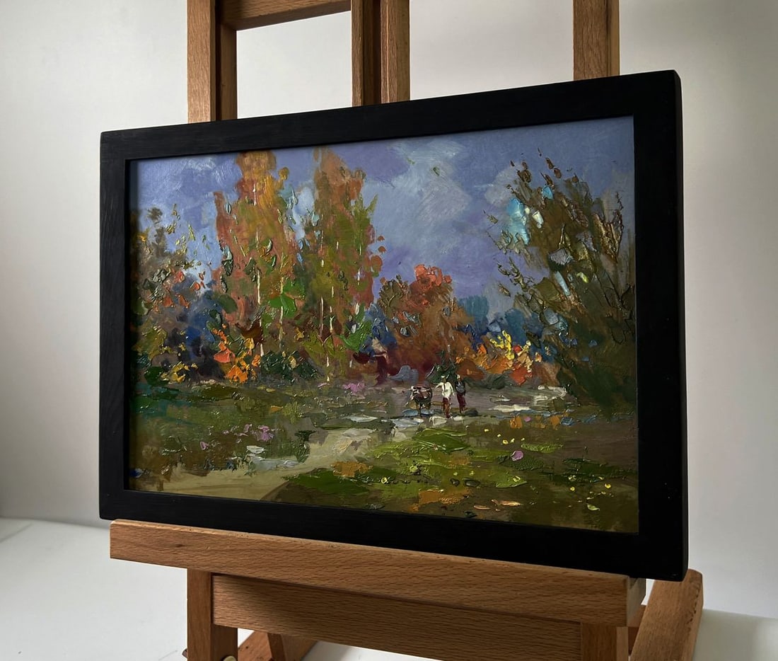 Oil painting Autumn forest Yuriy Suprunchuk - 2