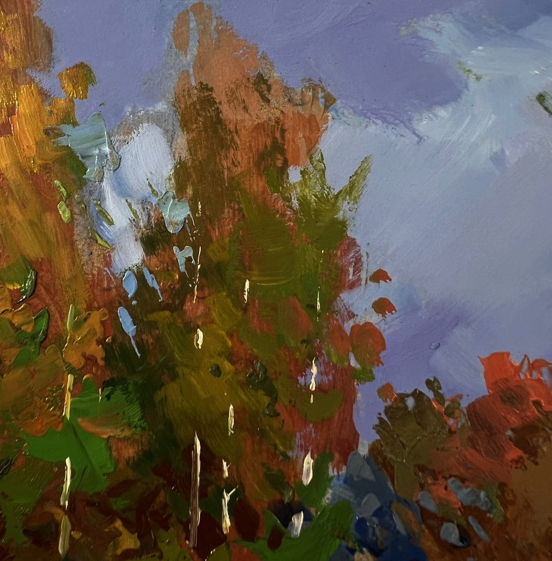 Oil painting Autumn forest Yuriy Suprunchuk - 5