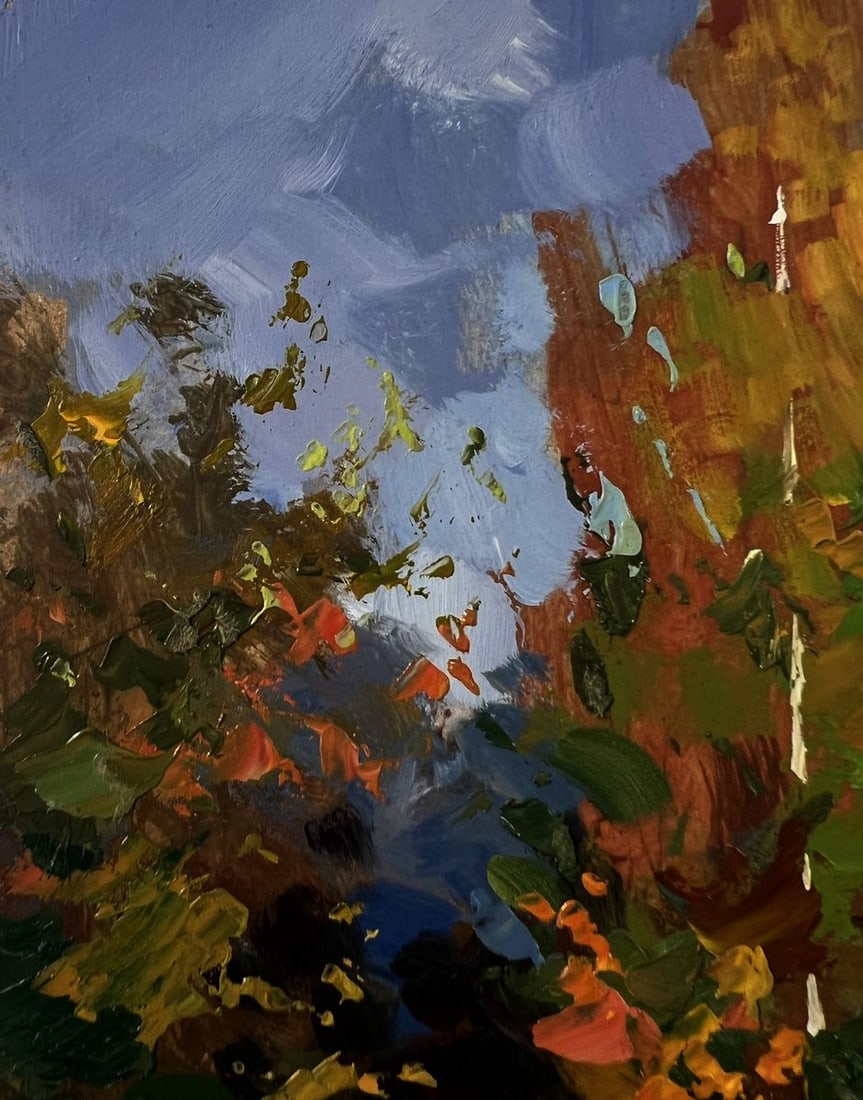 Oil painting Autumn forest Yuriy Suprunchuk - 6