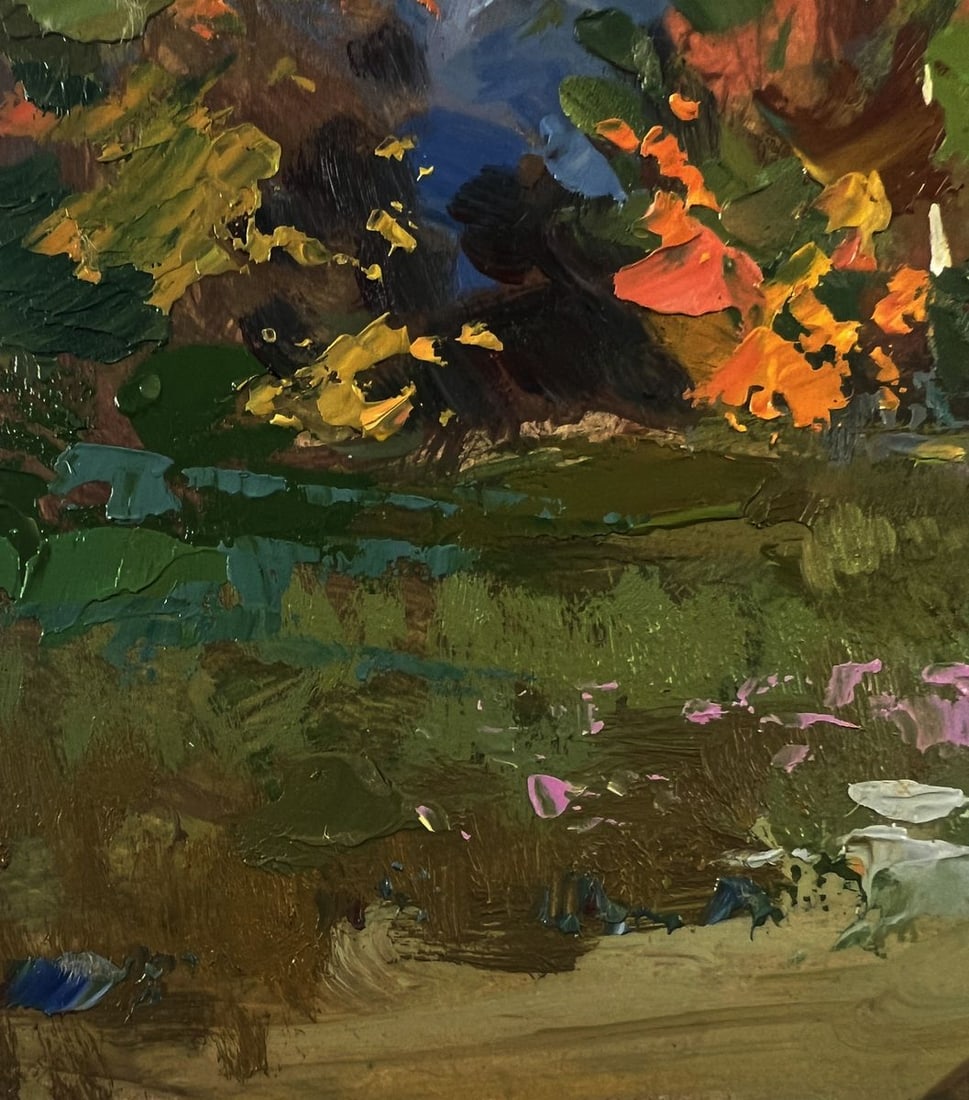 Oil painting Autumn forest Yuriy Suprunchuk - 7