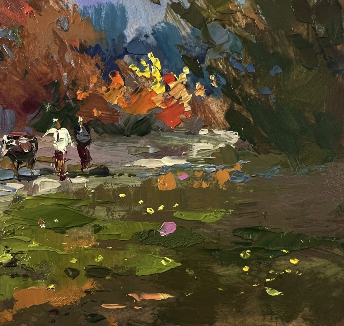 Oil painting Autumn forest Yuriy Suprunchuk - 9