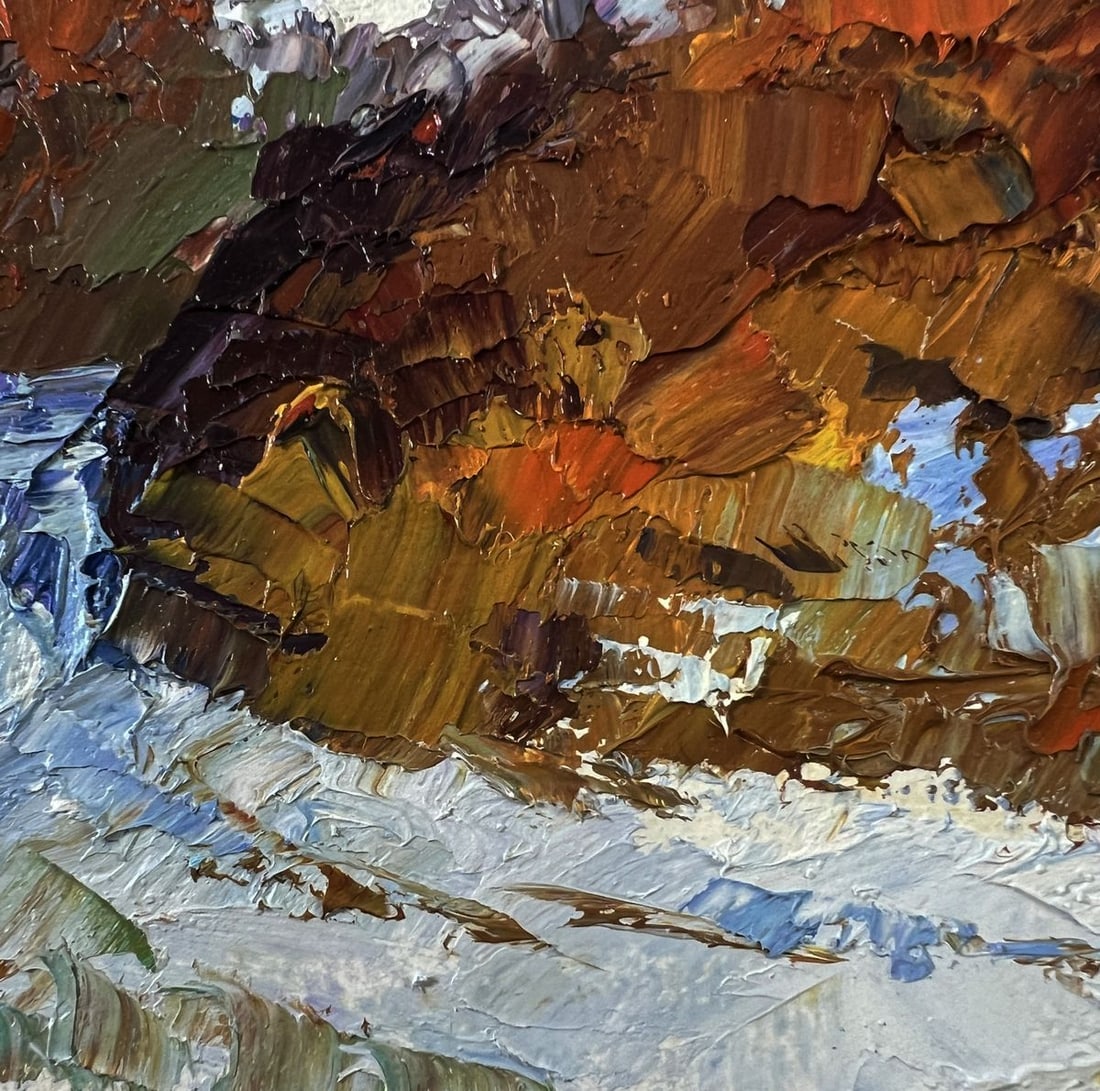 Oil painting House on the hill Boris Serdyuk - 8