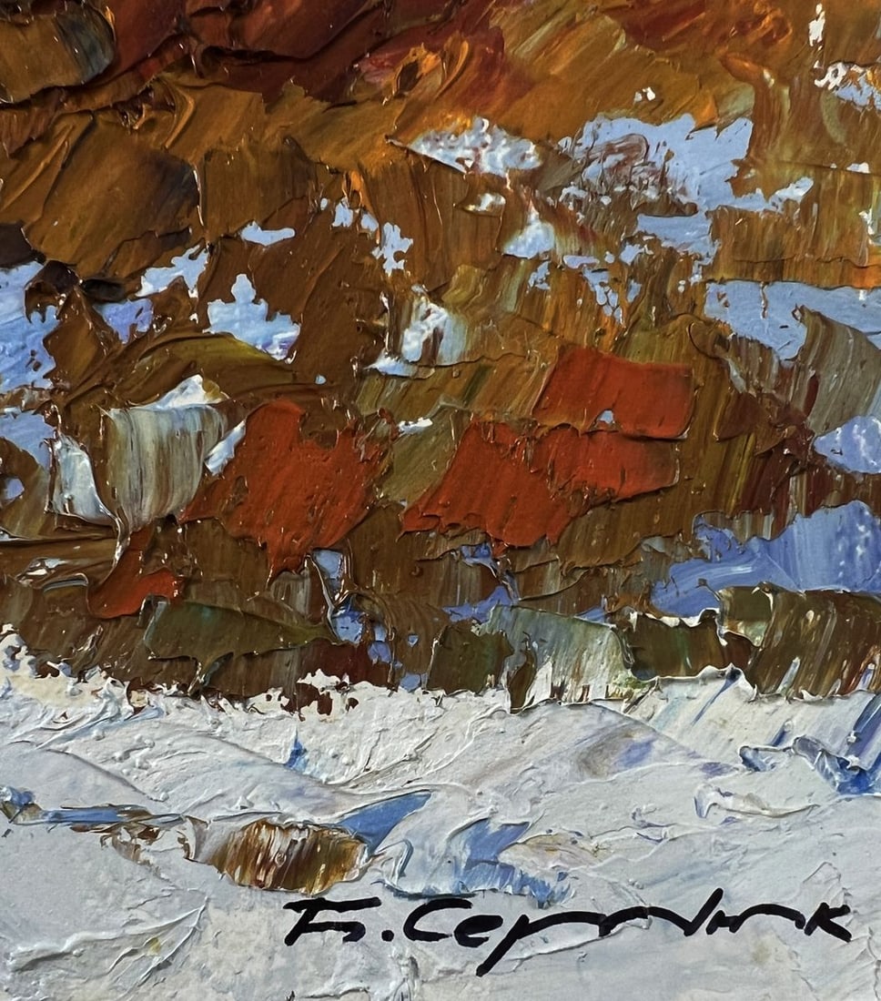 Oil painting House on the hill Boris Serdyuk - 9