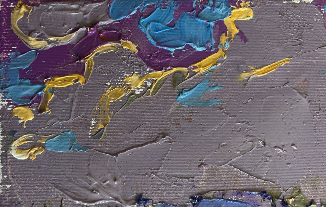 Oil painting Autumn golden fields Alex Kalenyuk - 6