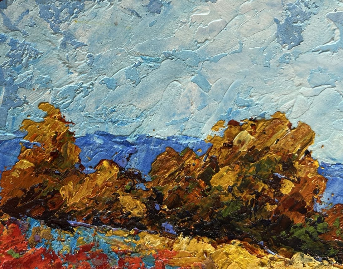 Oil painting Autumn palette of nature V. Zadorozhnya - 6