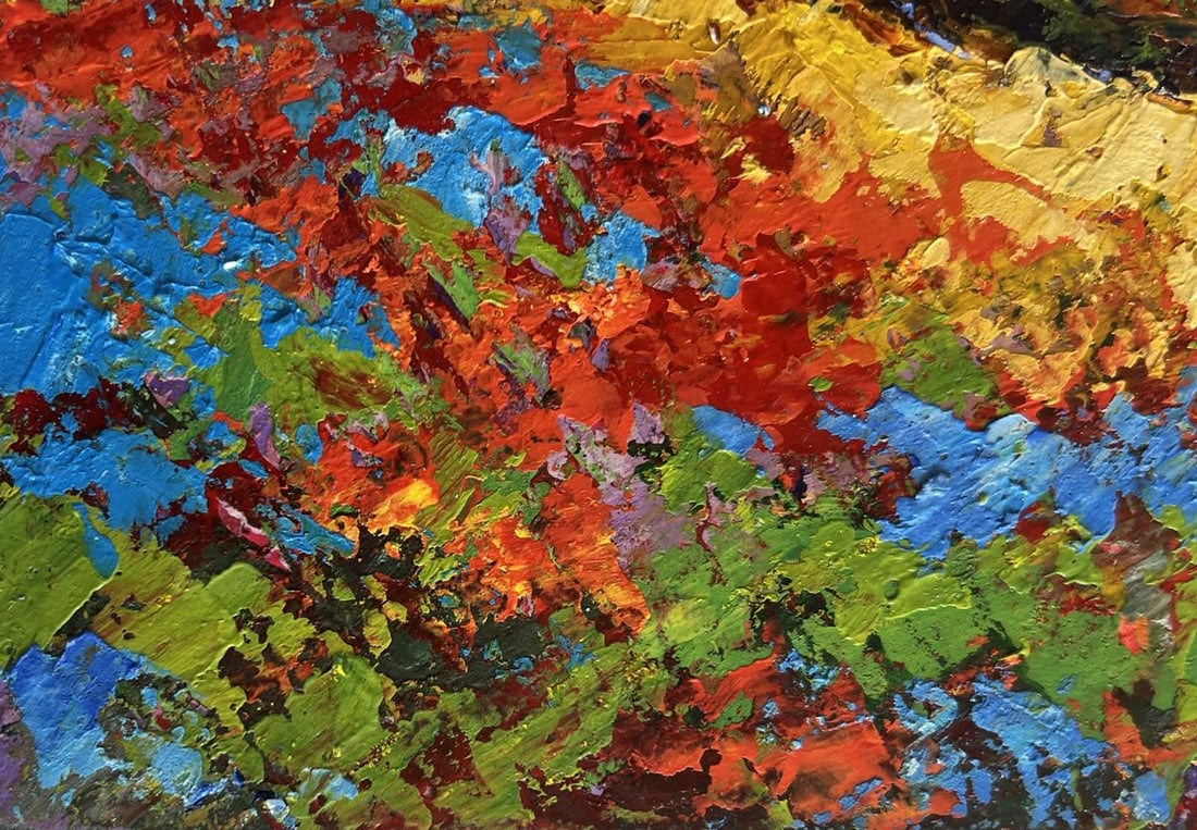 Oil painting Autumn palette of nature V. Zadorozhnya - 7