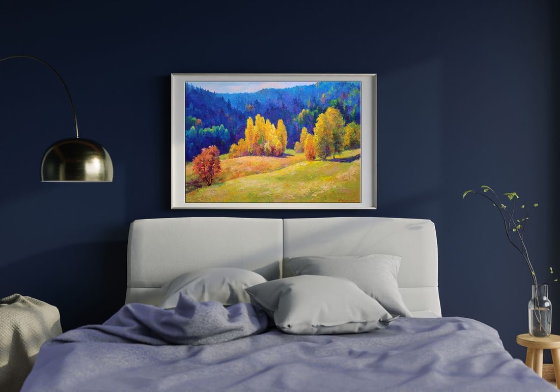 Oil painting Autumn in the Carpathians Boris Serdyuk - 3