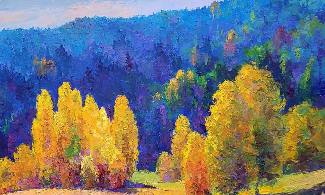 Oil painting Autumn in the Carpathians Boris Serdyuk - 5