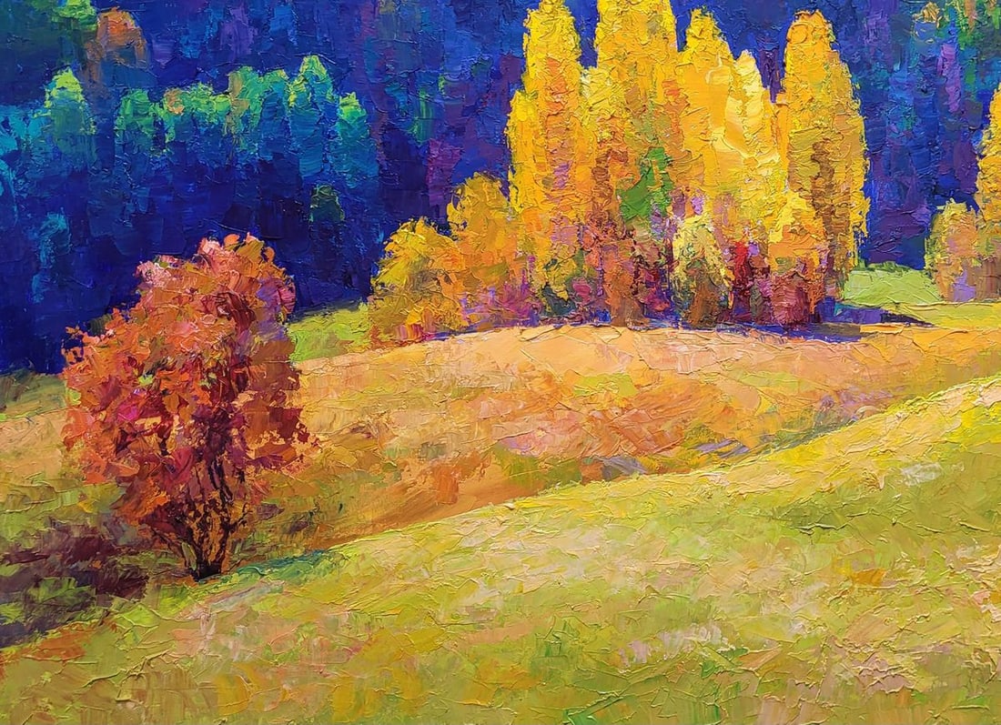 Oil painting Autumn in the Carpathians Boris Serdyuk - 6