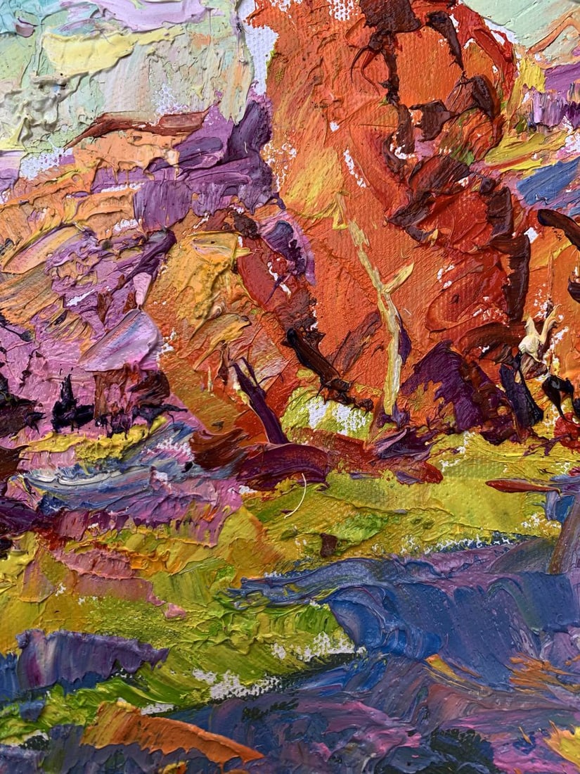 Oil painting Sunny autumn day Kalenyuk Alex - 9