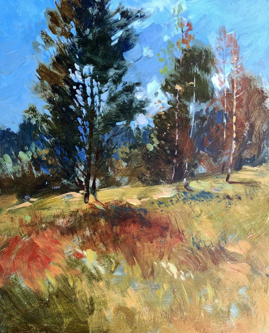 Oil painting Beginning of autumn Yuriy Suprunchuk (1 of 12)
