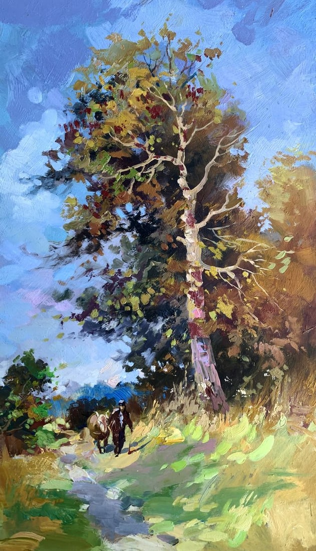 Oil painting Returning home Yuriy Suprunchuk (1 of 12)