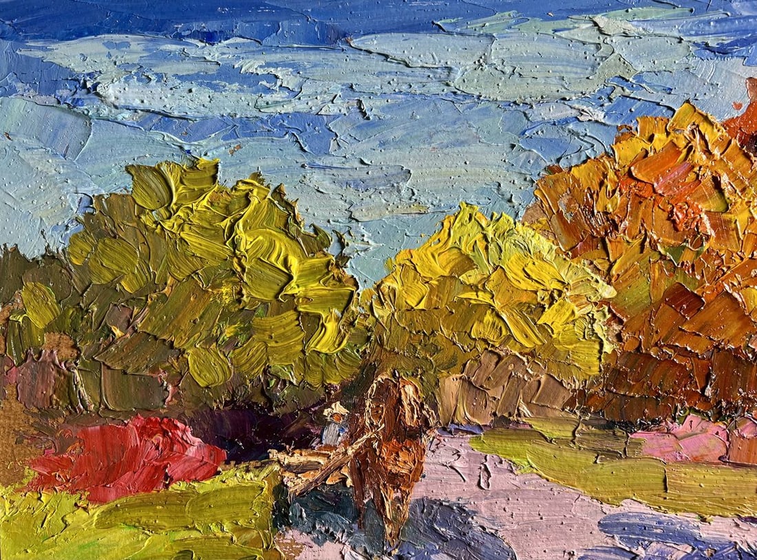 Oil painting Golden autumn Boris Serdyuk - 4