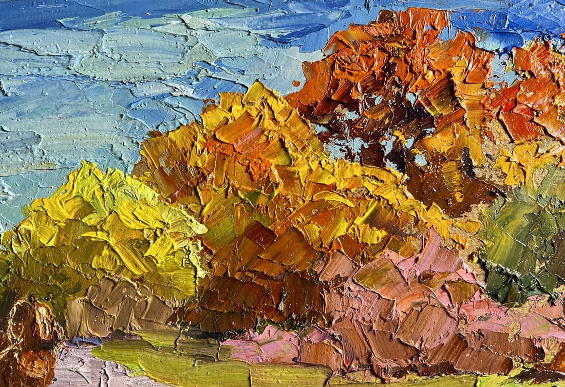 Oil painting Golden autumn Boris Serdyuk - 5