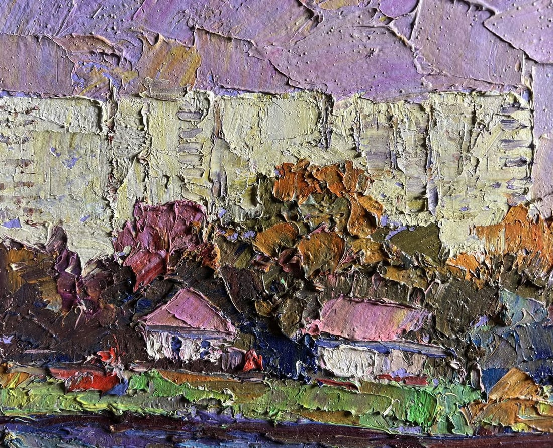 Oil painting Overlooking the city Boris Serdyuk - 4