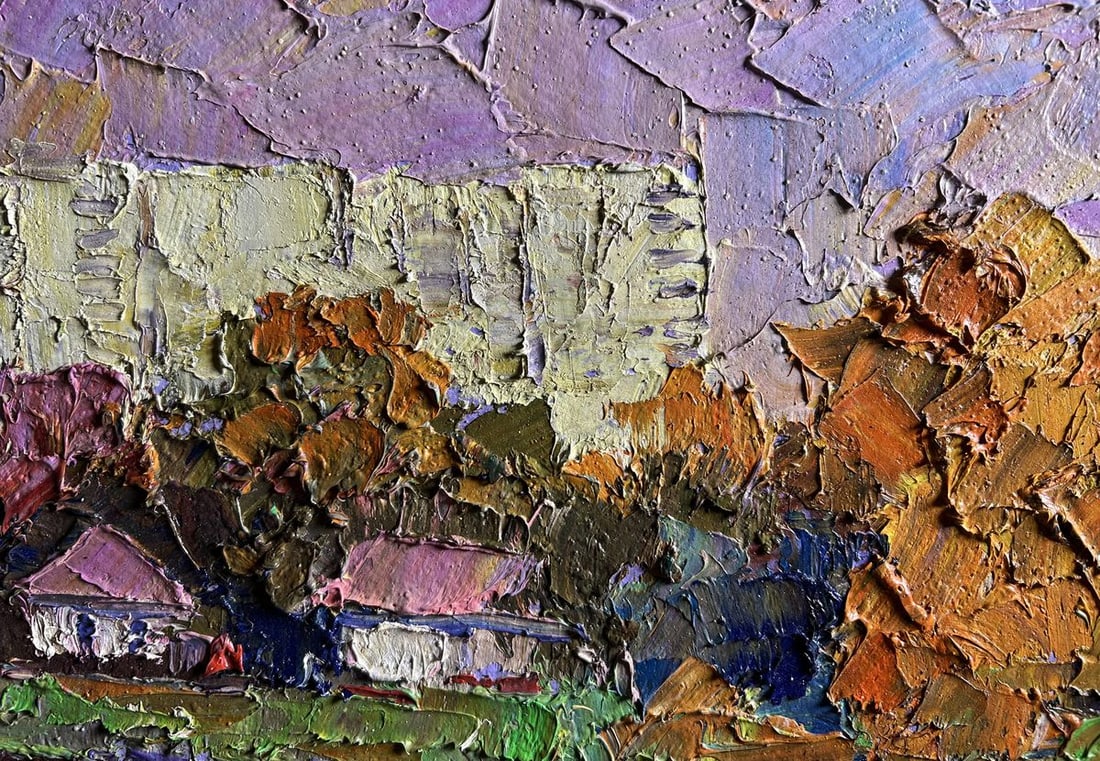 Oil painting Overlooking the city Boris Serdyuk - 5