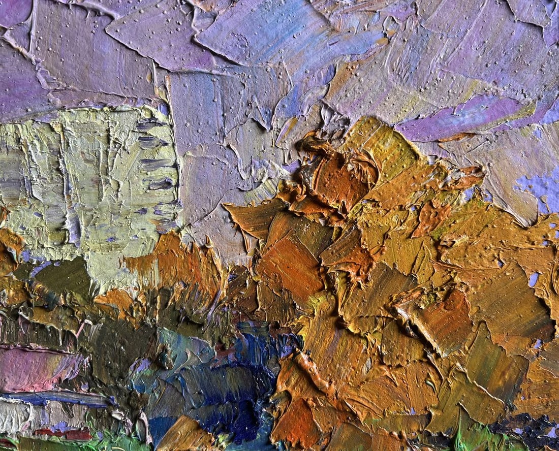 Oil painting Overlooking the city Boris Serdyuk - 6