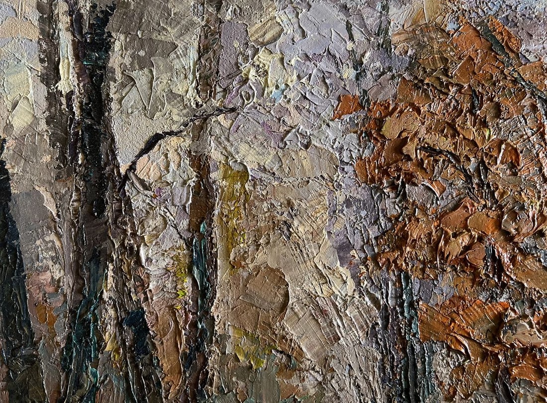 Oil painting Cloudy autumn day Boris Serdyuk - 4