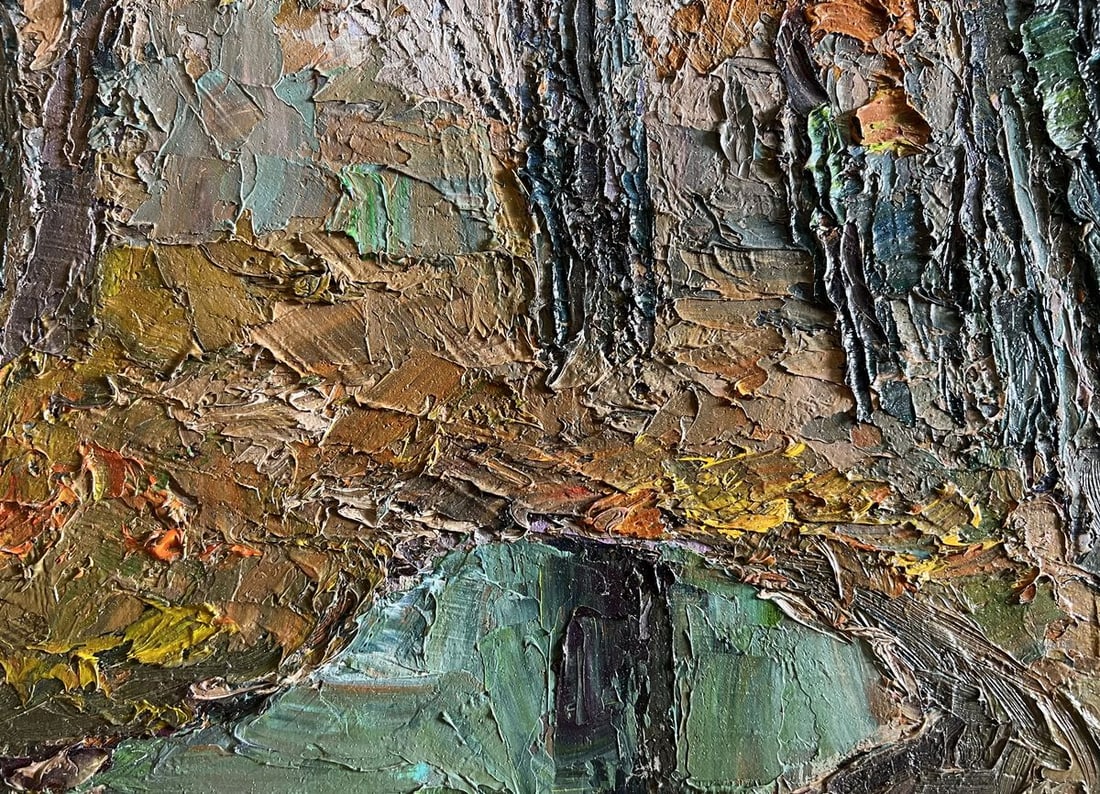 Oil painting Cloudy autumn day Boris Serdyuk - 7