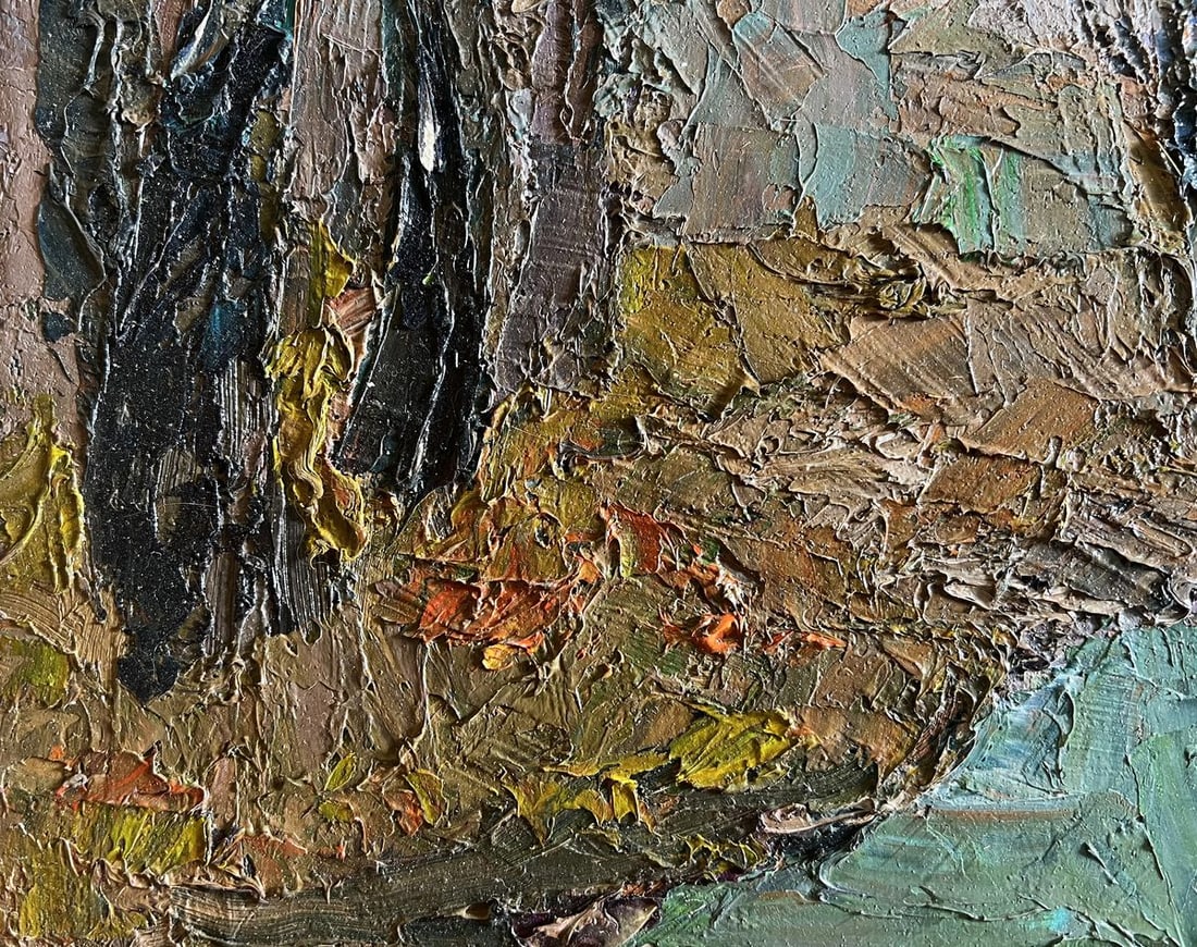 Oil painting Cloudy autumn day Boris Serdyuk - 8