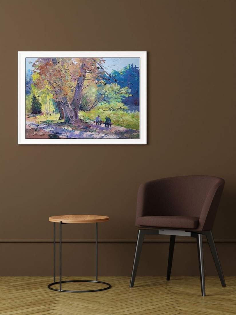 Oil painting In the autumn park Serdyuk Boris Petrovich - 2