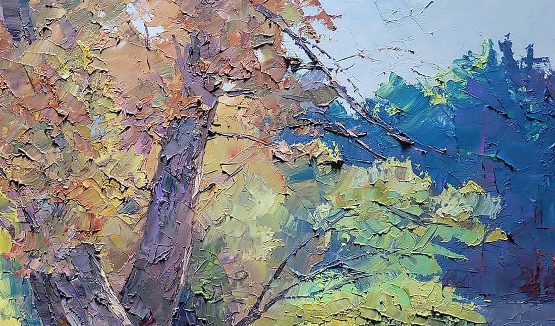 Oil painting In the autumn park Serdyuk Boris Petrovich - 5