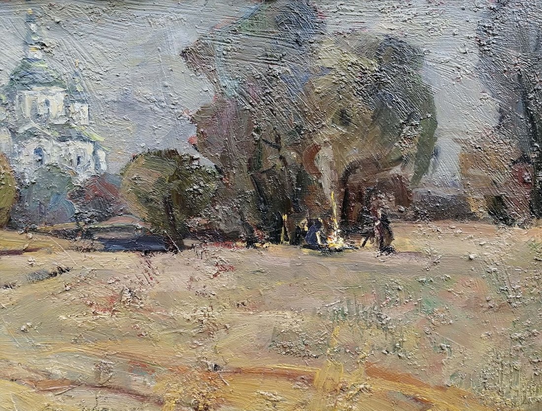 Oil painting Sorochyn evenings Kalenyuk Alex - 4