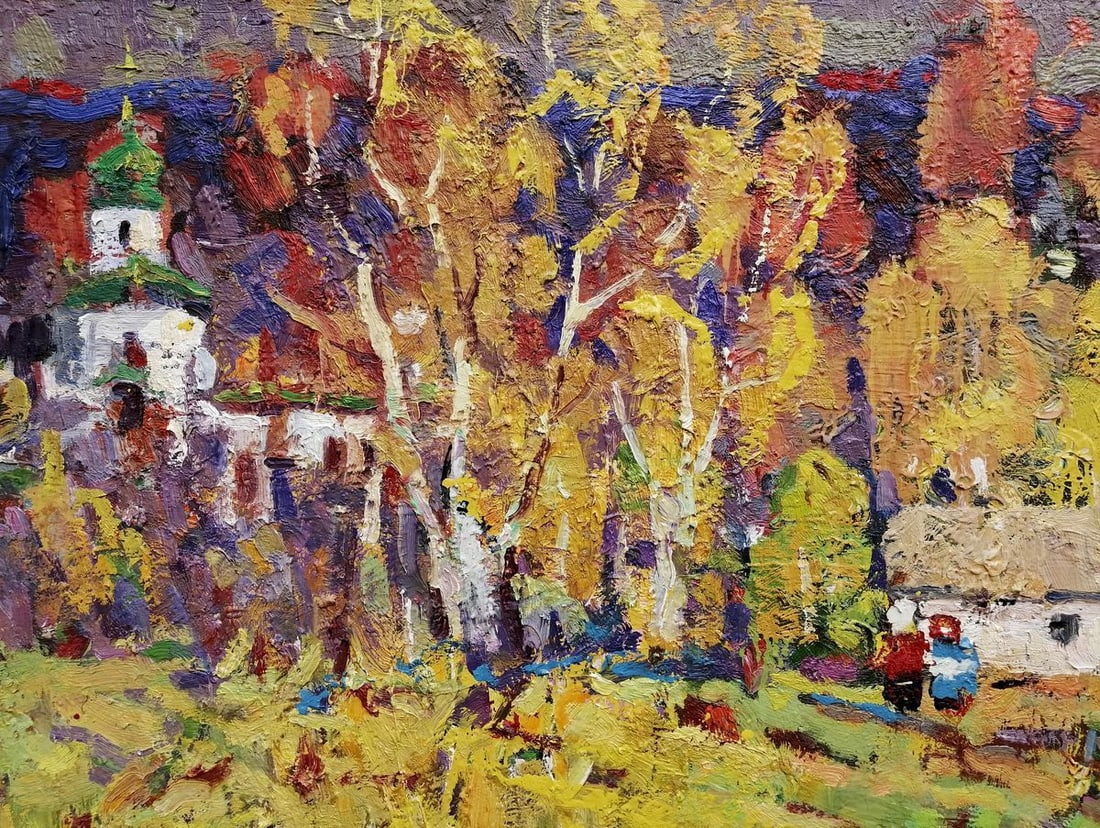 Oil painting Autumn day Kalenyuk Alex - 3
