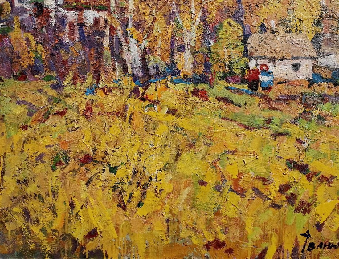 Oil painting Autumn day Kalenyuk Alex - 6