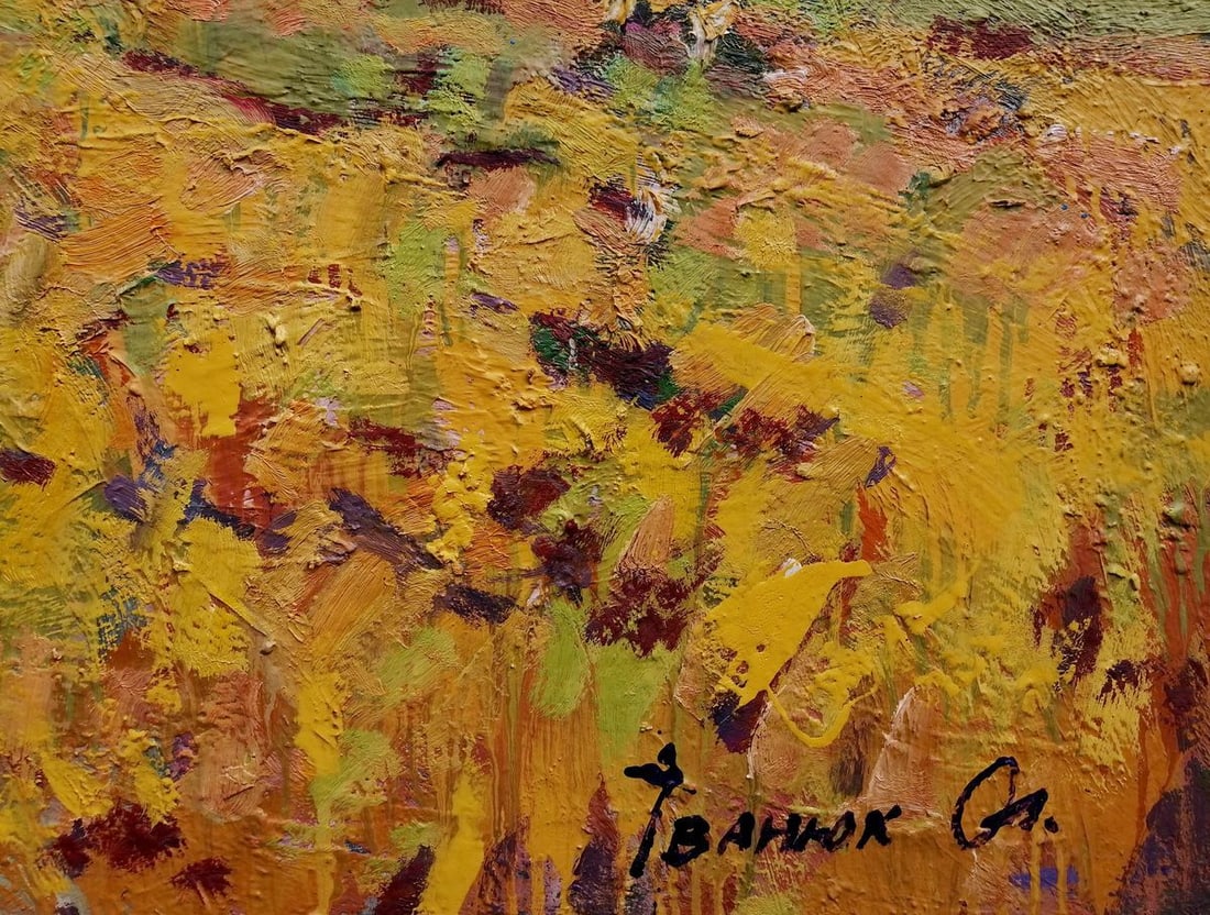 Oil painting Autumn day Kalenyuk Alex - 8