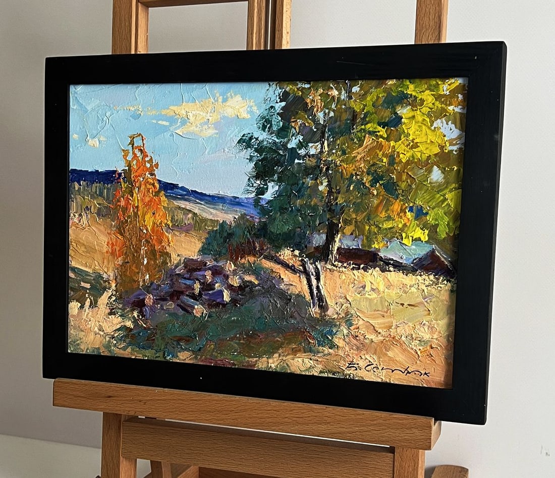 Oil painting House on a hill Boris Serdyuk - 2