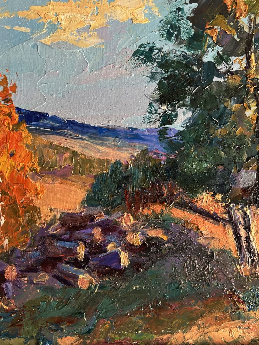 Oil painting House on a hill Boris Serdyuk - 6