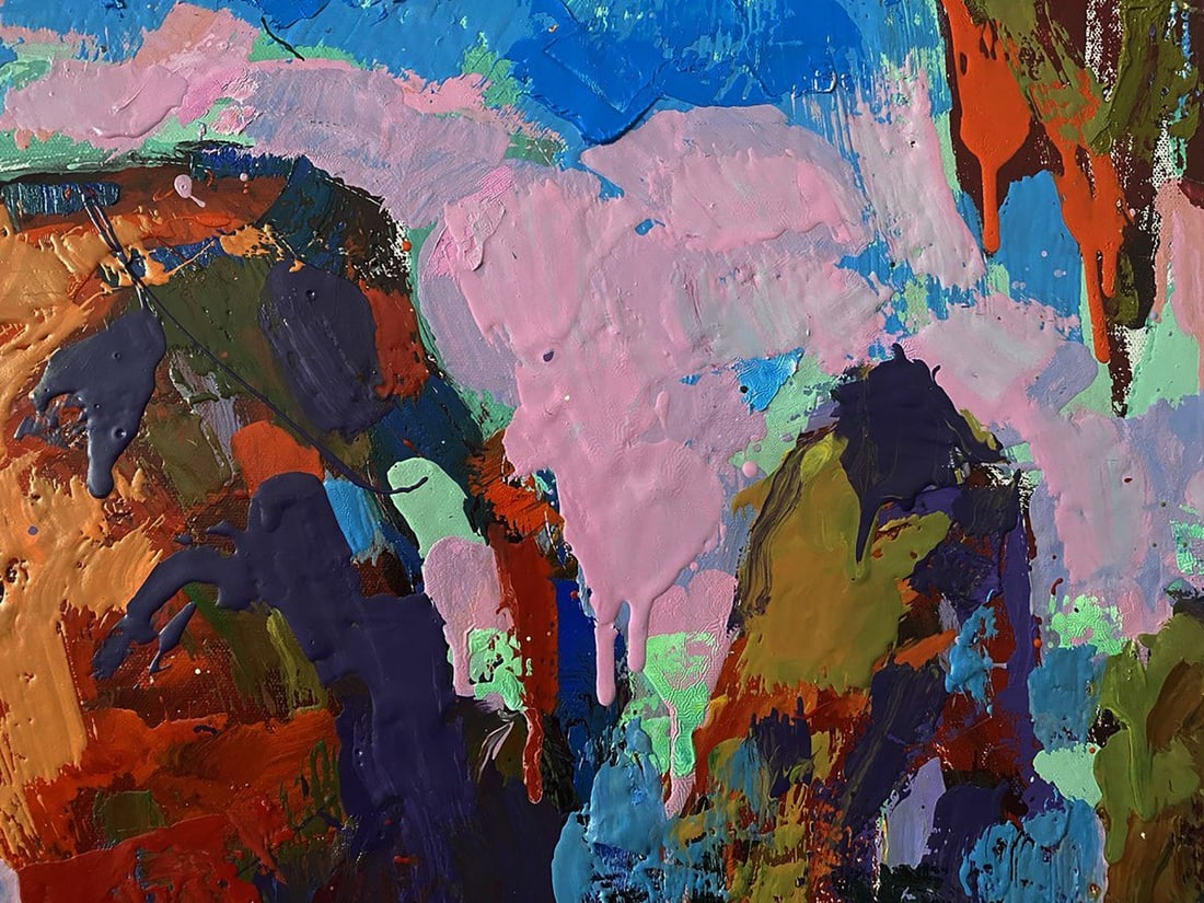 Oil painting Autumn crimson Oleksiy Ivanyuk - 4