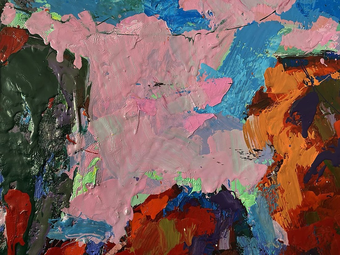 Oil painting Autumn crimson Oleksiy Ivanyuk - 5