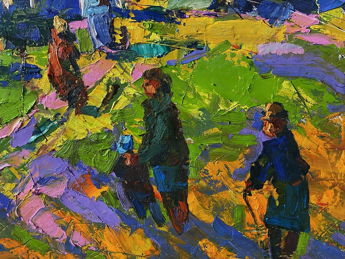 Oil painting Autumn crimson Oleksiy Ivanyuk - 7