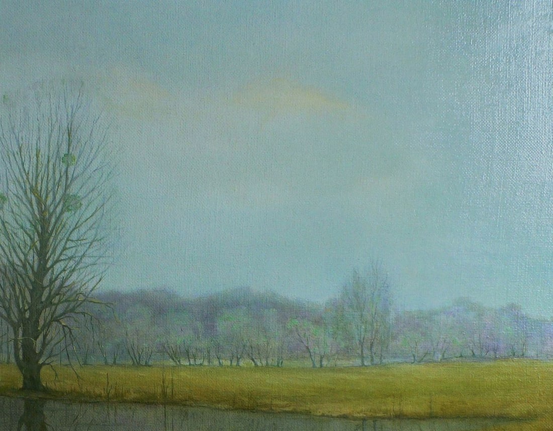 Oil painting Autumn swamp Vasily Korkishko - 5