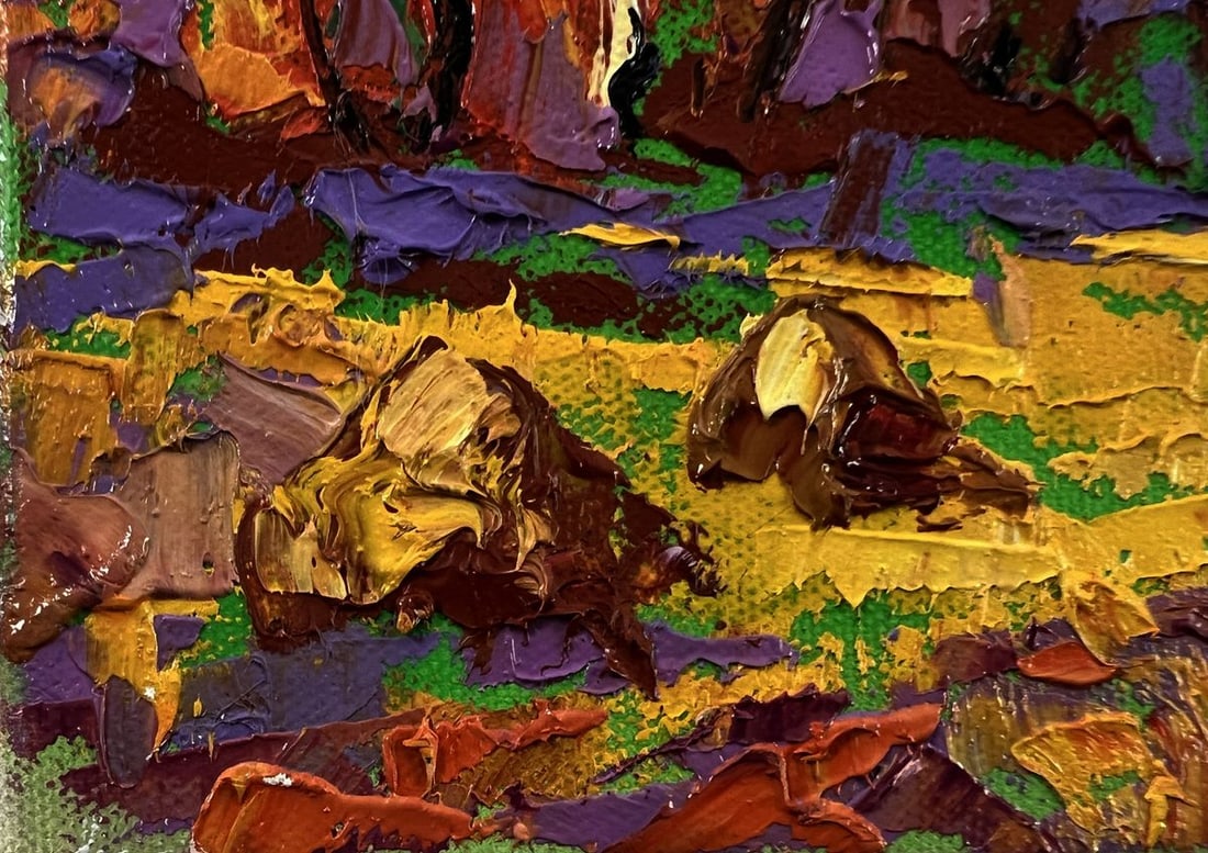 Oil painting Autumn nature Oleksiy Ivanyuk - 6