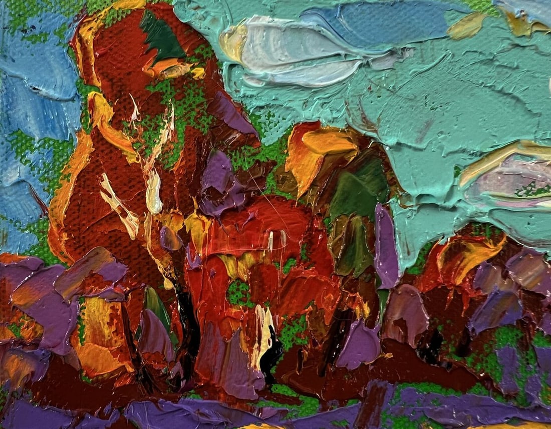 Oil painting Autumn nature Oleksiy Ivanyuk - 7