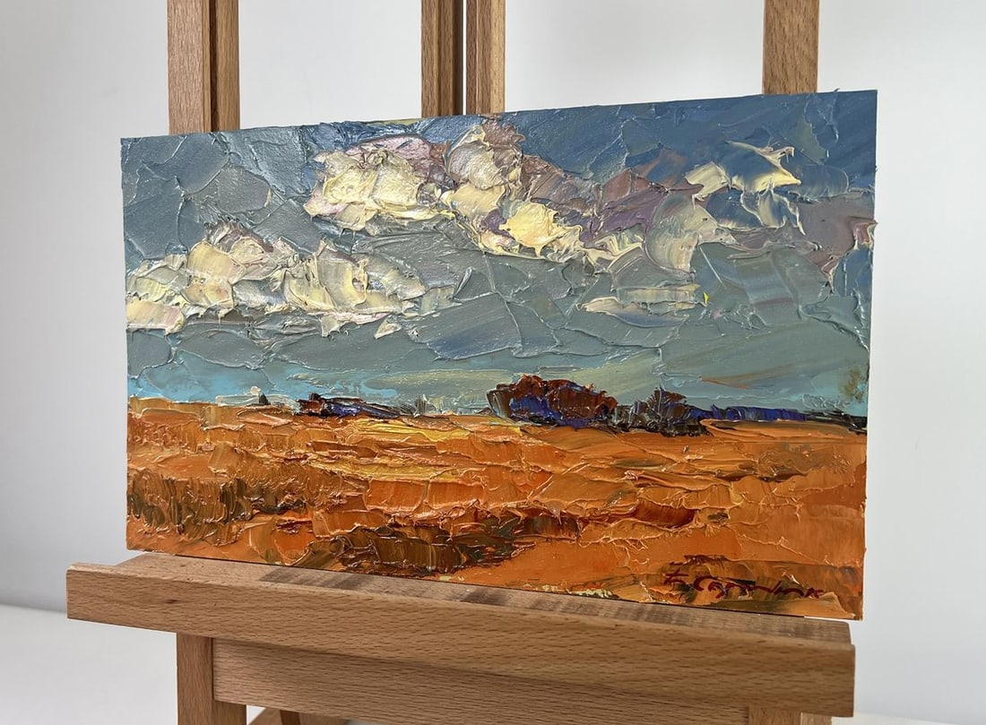 Oil painting Where there is bread there is a home Boris Serdyuk - 2