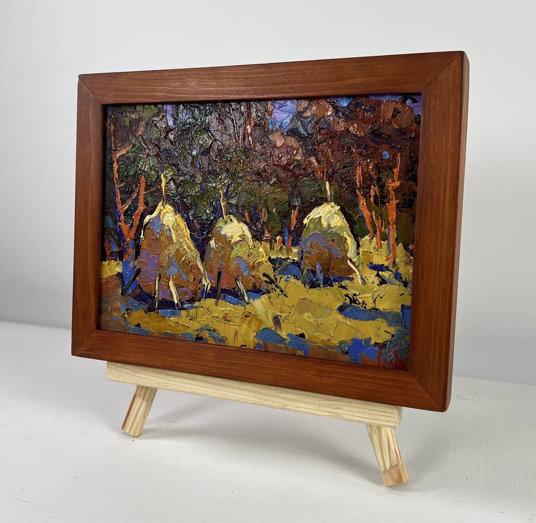 Oil painting Autumn silence Oksana Kalenyuk - 2