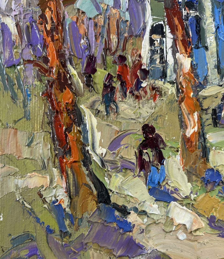Oil painting A walk in the park Oksana Kalenyuk - 7